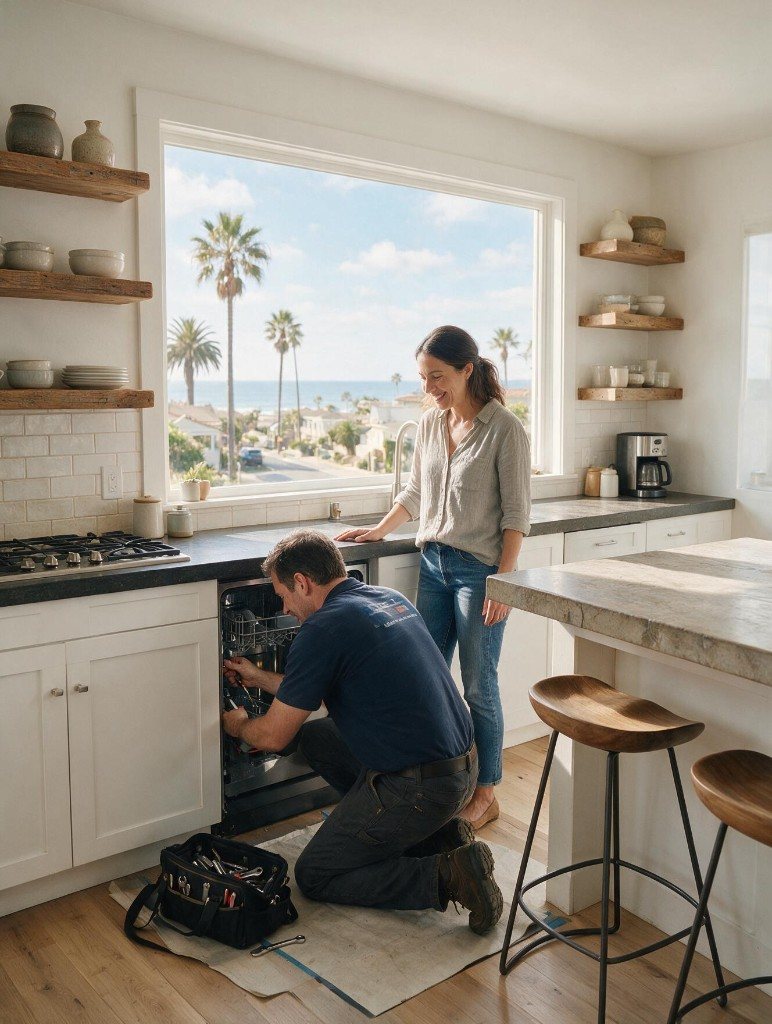 KitchenAid appliance repair service area — San Diego
