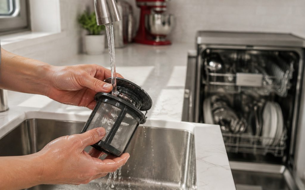 How to Clean Your Dishwasher Filter the Right Way